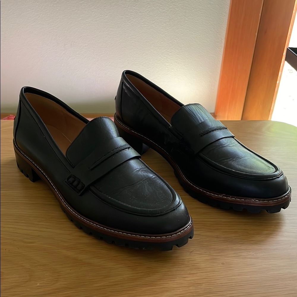 Madewell Leather Lug Sole Loafer Corrine